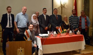 With the 2014 EES scholars at the Egyptian Education and Culture Bureau, London, Sept 2014